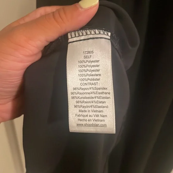 Anthropologie Dolan left coast color block Jersey/silky dress - Picture 7 of 8